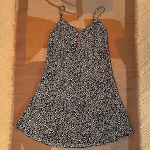 Floral dress with Red Roses embellishment